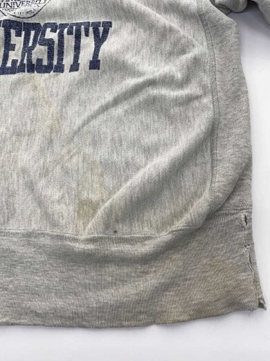 商品画像：80s/MADE IN USA/RW/トリコタグ/3段プリント/スウェット/XL/コットン/GRY// 6