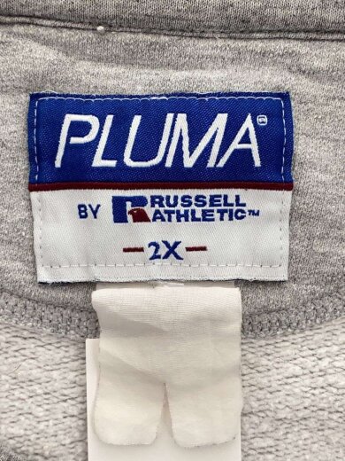 商品画像：×PLUMA/00s/クルーネックスウェット/ブランク/2XL/コットン/グレー// 3