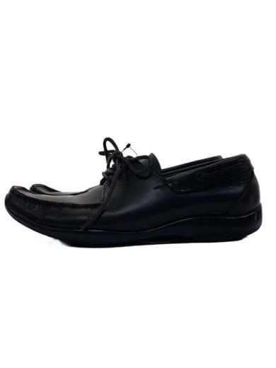 商品画像：スクエアトゥレザーシューズ/ドレスシューズ/UK7.5/BLK/レザー/4E0859 1