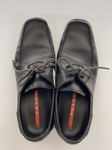 商品画像：スクエアトゥレザーシューズ/ドレスシューズ/UK7.5/BLK/レザー/4E0859 3