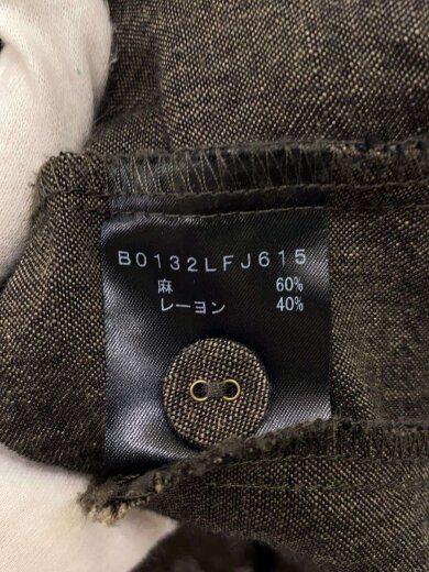 商品画像：バンブーリネンノーカラージャケット/B0132LFJ615// 4