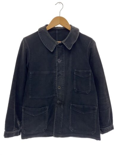 商品画像：40s～50s/ブラックモールスキンジャケット/コットン/BLK 1