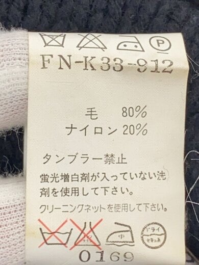 商品画像：05AW/ウールニットコート/2/ウール/BLK/FN-33-912// 4