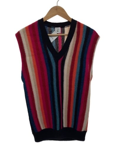 商品画像：ALPACA STRIPE VEST/FREE/アルパカ/マルチカラー/ストライプ/86181990138 1