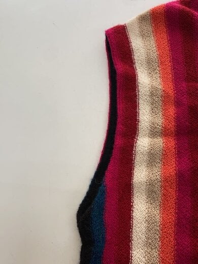 商品画像：ALPACA STRIPE VEST/FREE/アルパカ/マルチカラー/ストライプ/86181990138 5