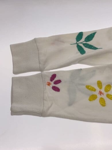 商品画像：フラワー刺繍スウェット/FREE/コットン/ホワイト/花柄 5