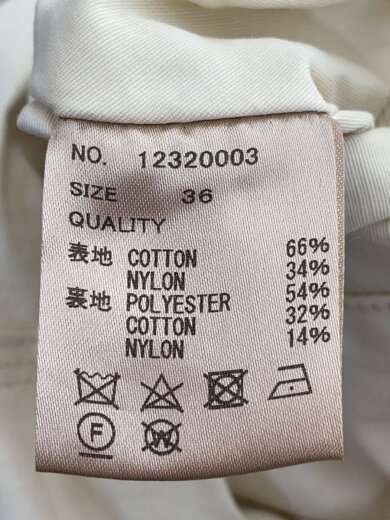 商品画像：Nylon Hoodie Coat/フーディーコート/36/コットン/エクリュ/1232003// 4