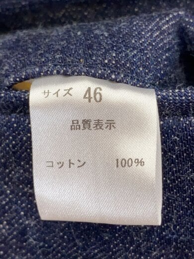 商品画像：2タックスラックスパンツ/46/デニム/インディゴ 5