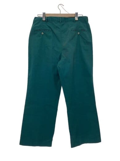 商品画像：80s/MADE IN USA/パッチなし/2タックトラウザー/36/コットン/エメラルド 2