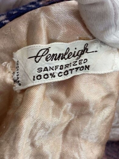 商品画像：60s/Pennleigh/オープンカラーシャツ/レッド×ネイビー//コットン/RED 3