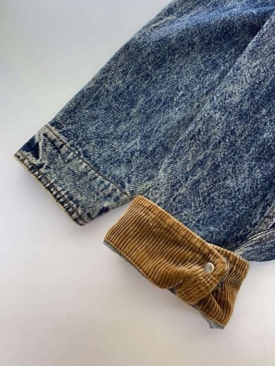 商品画像：80s/75073/ケミカルウォッシュデニムブルゾン/MADE IN USA/L/インディゴ 6