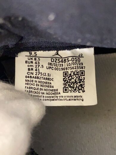 商品画像：AIR JORDAN 1 RETRO HIGH OG_エアジョーダン1 レトロ ハイ OG/27.5cm/BLK 5