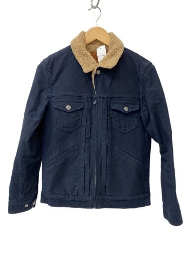 商品画像：使用感有/裏ボア/ジャケット/S/コットン/NVY 1