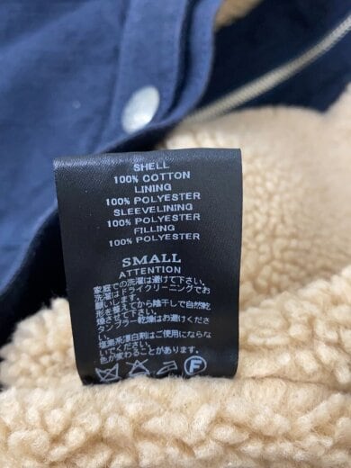 商品画像：使用感有/裏ボア/ジャケット/S/コットン/NVY 4