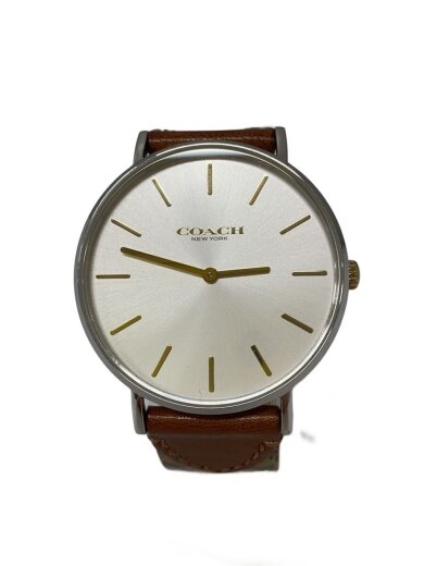 商品画像：ペリー/クォーツ腕時計/アナログ/レザー/BEG/BRW 1