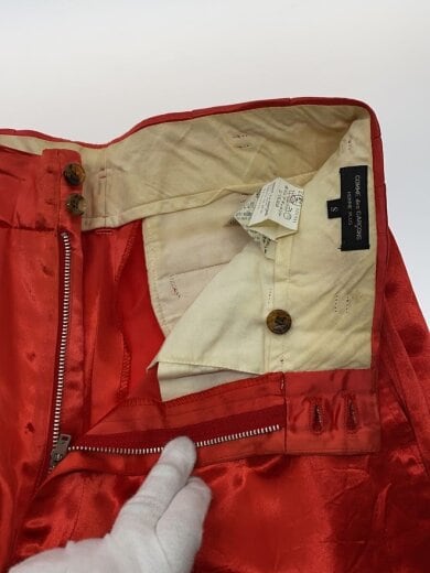 商品画像：スラックスパンツ/S/RED/無地/pp-05024s 3