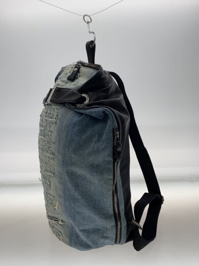 商品画像：M-MOHICANEYE BACK/デニム×レザ-×キャンバス/デニム/BLU/X05313// 2