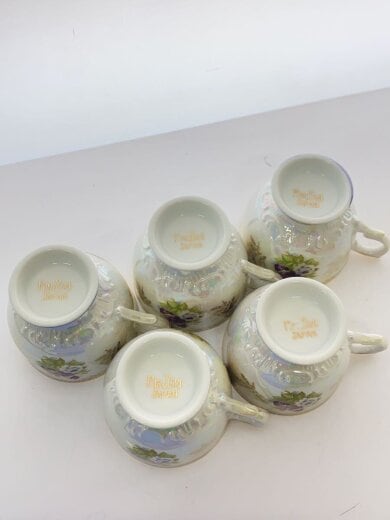 商品画像：カップ&ソーサー/5点セット/レトロラスターヴィンテージ/箱上蓋無し 4