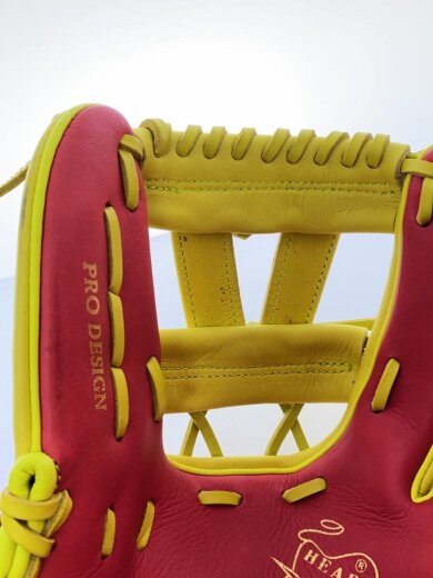 商品画像：GR5HM934FS-SC-Y 野球用品/軟式グローブ/右利き用/RED/GR5HM934FS-SC-Y/MLBカラーシンク/9 4