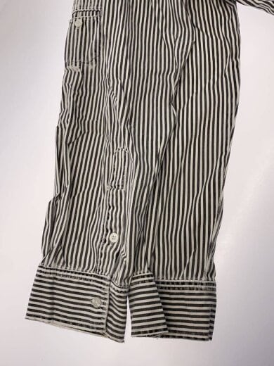 商品画像：長袖シャツ/--/コットン/WHT/ストライプ 5