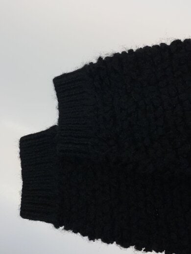 商品画像：カーディガン(厚手)/XL/アクリル/BLK 5