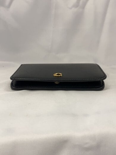 商品画像：2つ折り財布/レザー/BLK/レディース/C4818 4