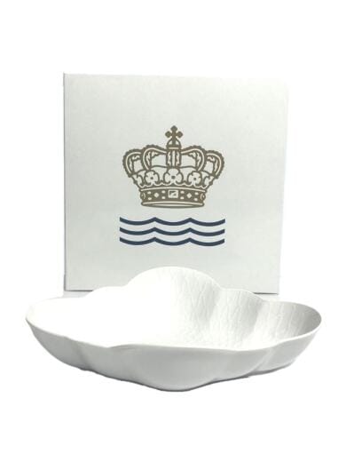 画像：ROYAL COPENHAGENプレート/ボウル/white palmette rhombic bowl/WHT1