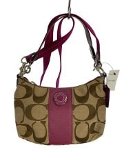 ストライプ・デミ・クロスボディ_シグネチャー_ベージュ/--/CML