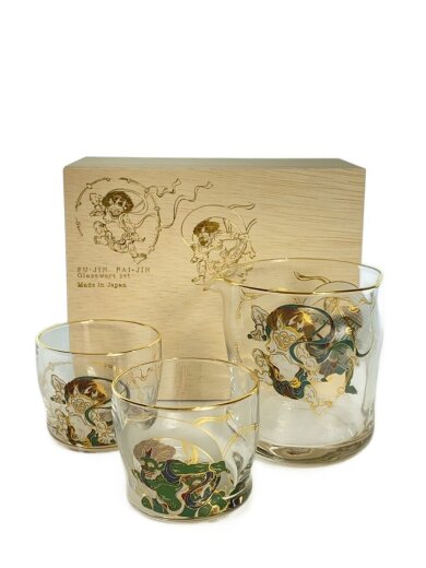 商品画像：グラス/風神 雷神/3点セット/CLR 1