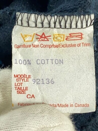 商品画像：ニット・セーター(厚手)/M/コットン/BLU/92136/3Dニット/カナダ製 4