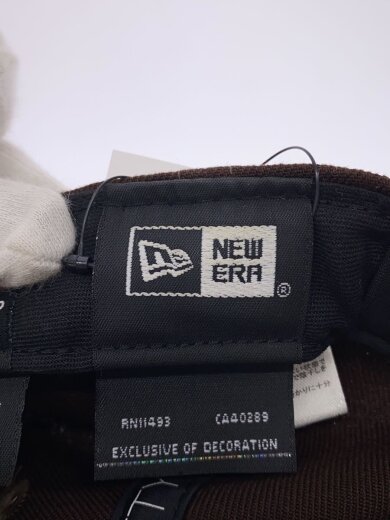 画像：NEW ERAキャップ/7 1/4/ポリエステル/BRW/無地/メンズ//5