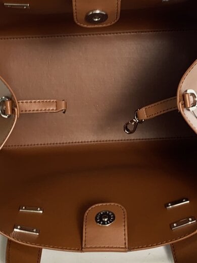 商品画像：ハンドバッグ/--/BRW/無地 6