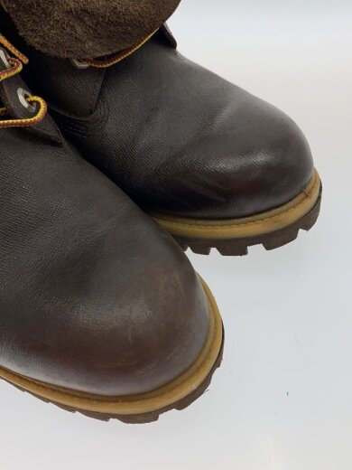 商品画像：レースアップブーツ/26cm/BRW/レザー 6