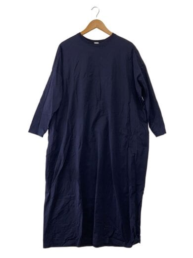 商品画像：長袖ワンピース/0/コットン/NVY/無地/GA46-26M004 1