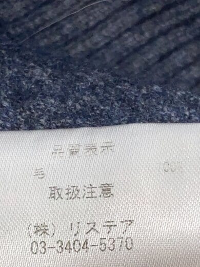 商品画像：ニット・セーター(厚手)/36/ウール/BLU/24S61101 4