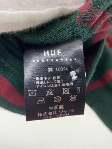 商品画像：ポロシャツ/M/コットン/GRN/ボーダー// 4