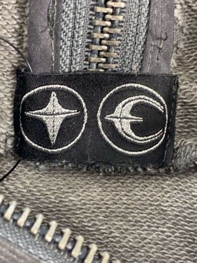 商品画像：ジップパーカー/2/コットン/GRY/無地 3