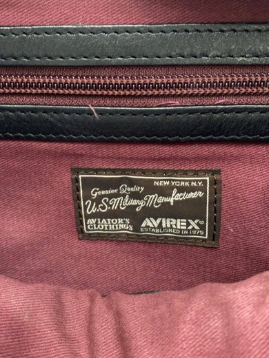 商品画像：ショルダーバッグ/レザー/BLK/VARSITY LEATHER MINI-BOSTON BAG 5