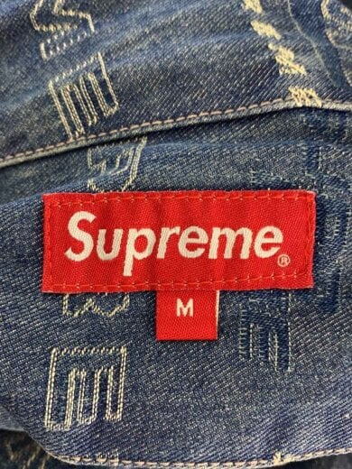 商品画像：ブルゾン/M/ナイロン/NVY/Reversible Dimension Logo Denim Work Jacke 4