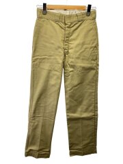 ストレートパンツ/30/コットン/BEG/TALONジップ/USA製/※ヨゴレ・ダメージ有