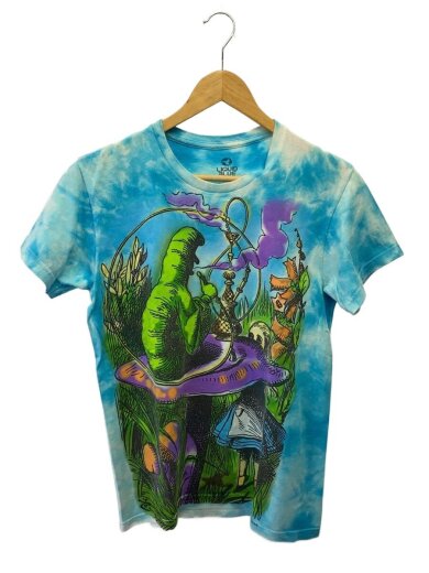 商品画像：Tシャツ/S/コットン/BLU/Alice In Wonderland 1