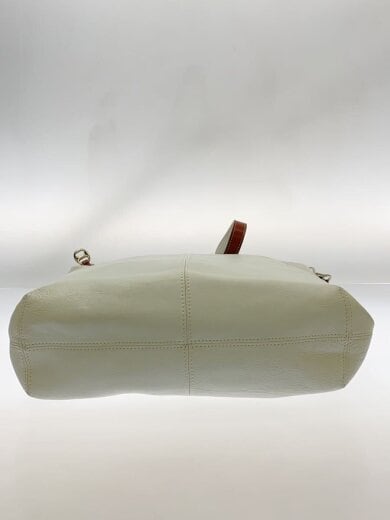 商品画像：ショルダーバッグ/レザー/WHT/無地// 4