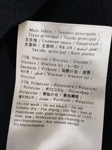 商品画像：ニット・セーター(薄手)/S/レーヨン/BLK/UV3KC10G6M2// 5