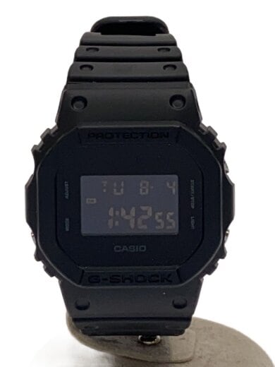 商品画像：クォーツ腕時計/デジタル/ラバー/BLK/BLK/DW-5600UBB-1JF// 1