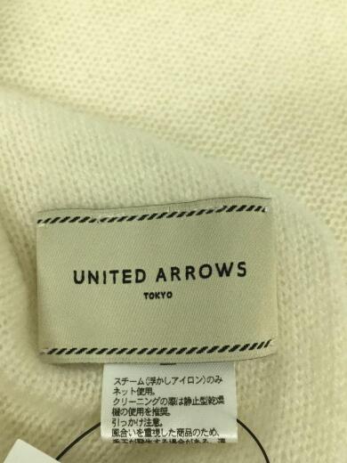 画像：UNITED ARROWSマフラー/カシミア/アイボリー/無地/レディース/1736-699-32262