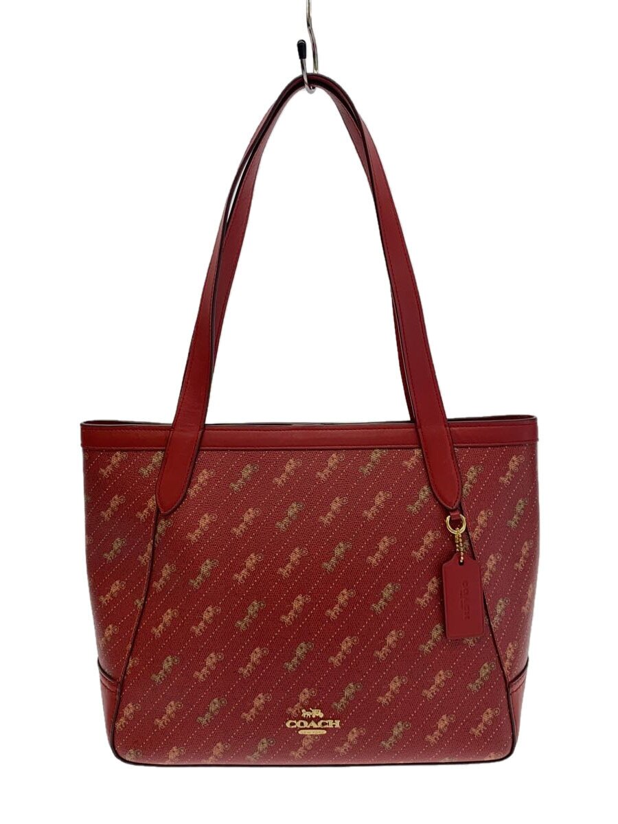 COACH / トートバッグ/--/RED/総柄/C4061