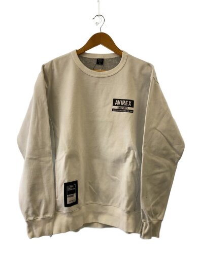 商品画像：スウェット/XL/コットン/WHT/783-4932004 1