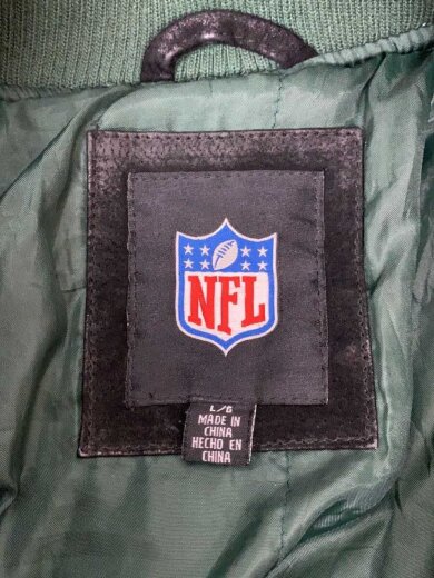 商品画像：スタジャン/L/レザー/GRN 3