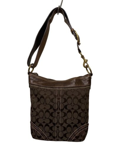 商品画像：ショルダーバッグ_シグネチャー/キャンバス/BRW 1