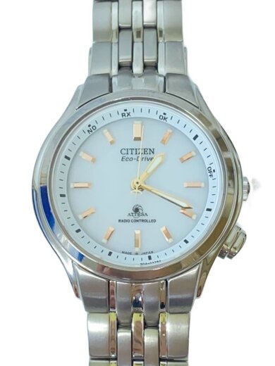 商品画像：ソーラー腕時計/アナログ/WHT/SLV/H330-T008682// 1